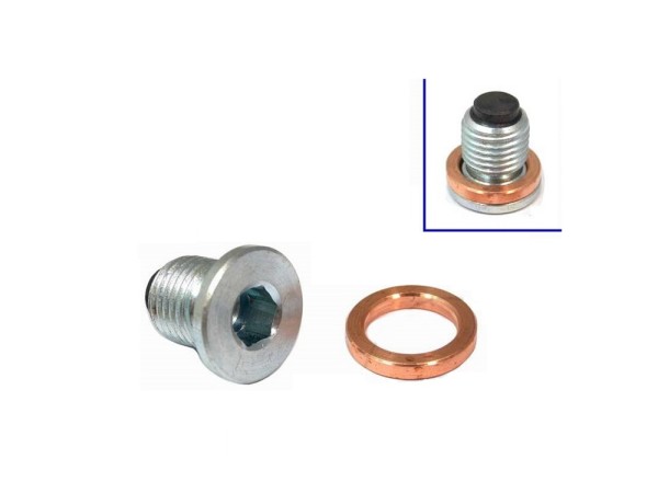 Ölablassschraube magnetisch JMP M14x1.5mm 18.1 mm passend für Honda / Triumph / Yamaha