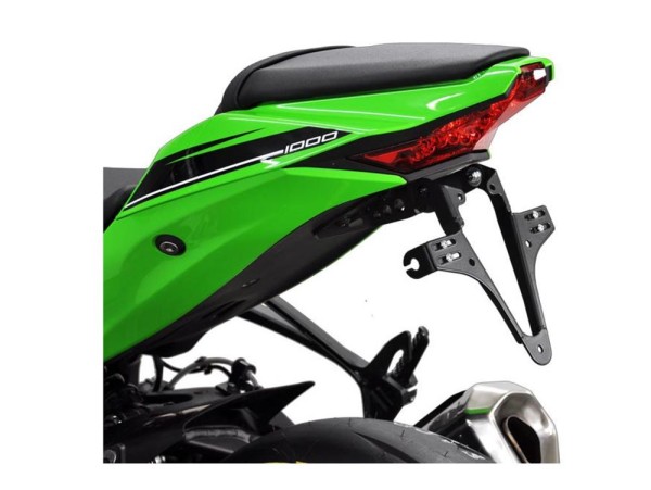 ZIEGER X-Line Kennzeichenhalter passend für Kawasaki ZX-10R; Baujahre: 2016-2022