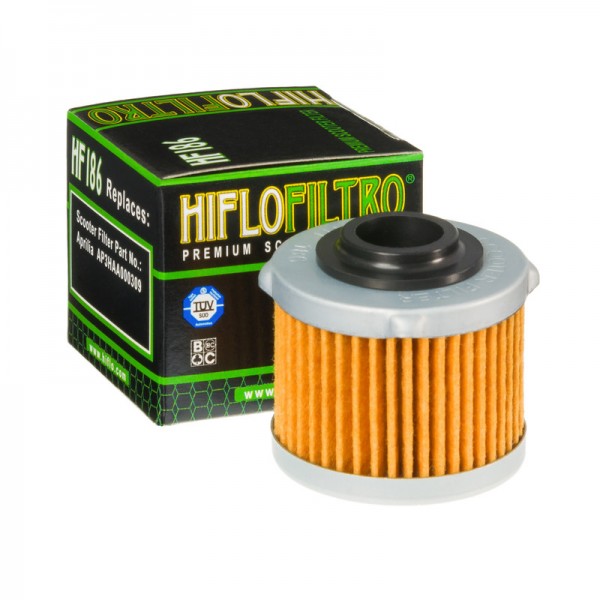 hiflo Ölfilter HF186, hf 186 Motorradölfilter