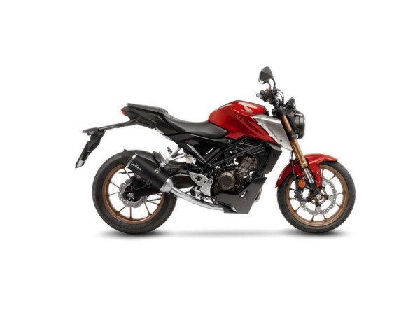LeoVince Schalldämpfer SBK LV One EVO Black Edition passend für Honda CB 125 R JC91 - 14390EBK