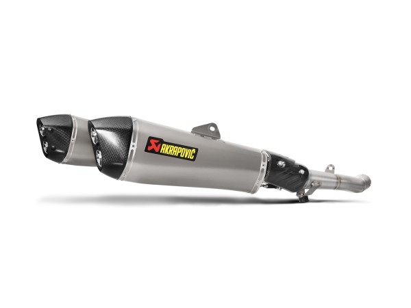 Akrapovic Slip On Schalldämpfer Titan passend für Kawasaki ZZR 1400 / ZX14R; Baujahre: 2012-2020
