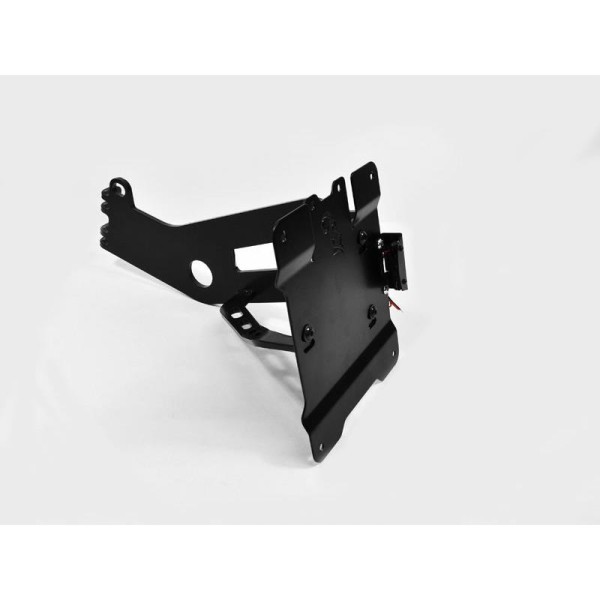 ZIEGER seitlicher Kennzeichenhalter passend für Honda VT 750 Spirit / VT 1100 C / C2 / C3; Bj: 1988-