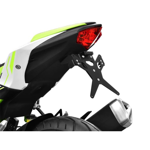 ZIEGER X-Line Kennzeichenhalter passend für Kawasaki Z125 / Ninja 125; Baujahre: 2019-2022