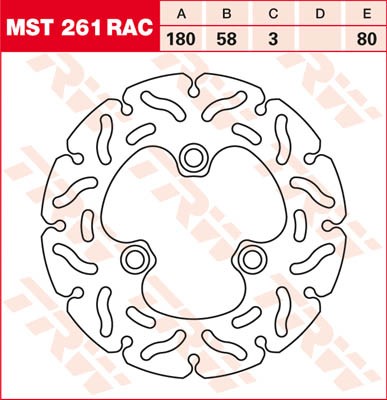 TRW Lucas Racing Bremsscheibe MST 261 RAC / MST261RAC