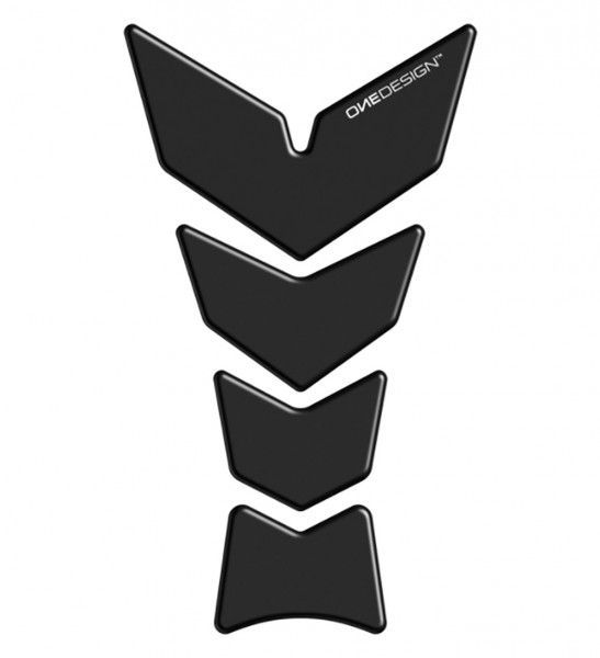 OneDesign Universal-Tankprotektor Soft Touch, schwarz oder carbon, 134,2 x 222,9 mm