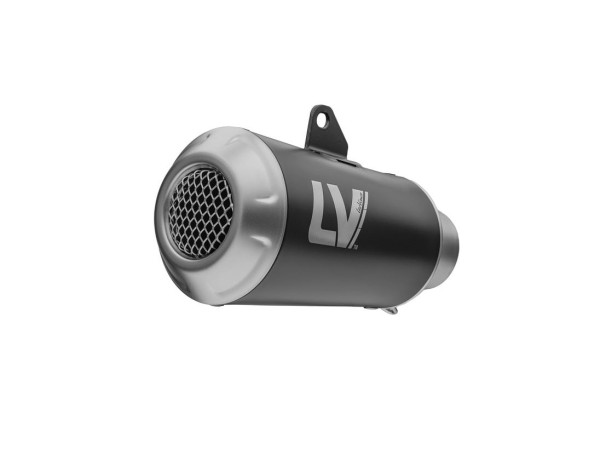 LeoVince Schalldämpfer LV 10 Slip-On Auspuff schwarz passend für Royal Enfield 450 Guerrilla / Himal