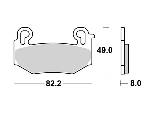Brembo Bremsbelag vorn 07BB4280 07BB42SA LA passend für BMW R 1300 GS / Adventure