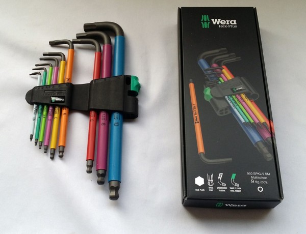 Wera Hex-Plus Sechskantschlüssel Multicolor 9-teilig / Torx