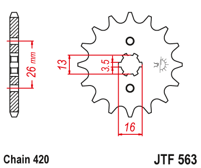 Kettenritzel (vorne)