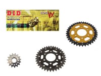 DID Kettensatz passend für Royal Enfield Himalayan (Bj.16-) DID525VX3 Kette duales Kettenrad DID Kettensatz passend für Royal Enfield Himalayan (Bj.16-) DID525VX3 Kette duales Kettenrad