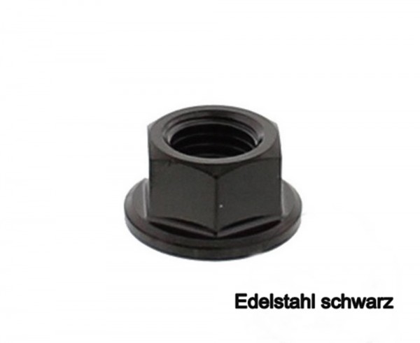 Mutter Kettenrad M10x1.25 blau rot schwarz titan Alu