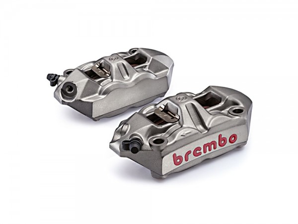 Radial M4 Monoblock Bremszangen original Brembo, 100 mm Kit li/r passend für Ducati 848 / 848 Evo (0