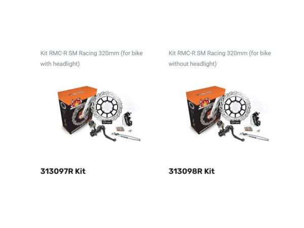 Supermoto Racing-Kit SM Racing 320 / 5,0 mm passend für Triumph TF 250 450 - 313097R 313098R