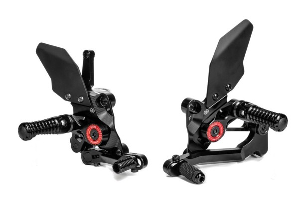 Gilles Fussrastenanlage passend für Suzuki GSX-R 1300 Hayabusa RRQ (Bj.20-) mit ABE - MUE2-S03-B