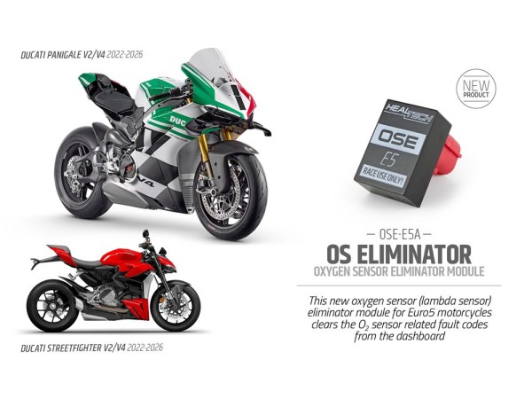 Healtech Lambda Sensor Eliminator OSE-E5A passend für Ducati Panigale V2 V4 / Streetfighter V2 V4