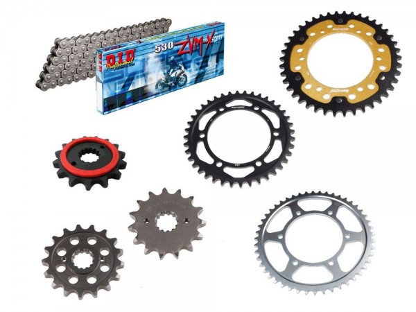 DID Kettensatz passend für Suzuki GSX-R 1300 Hayabusa (98-07) DID530ZVM-X2 Kette