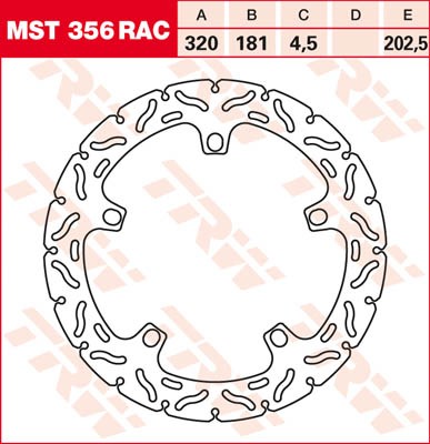 TRW Lucas Racing Bremsscheibe MST 356 RAC / MST356RAC