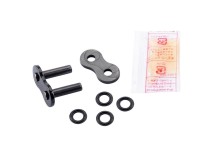 DID Nietschloss / Kettenschloss 530ZVMX (530ZVM-X) BK&BK glossy black DID Nietschloss / Kettenschloss 530ZVMX (530ZVM-X) BK&BK glossy black