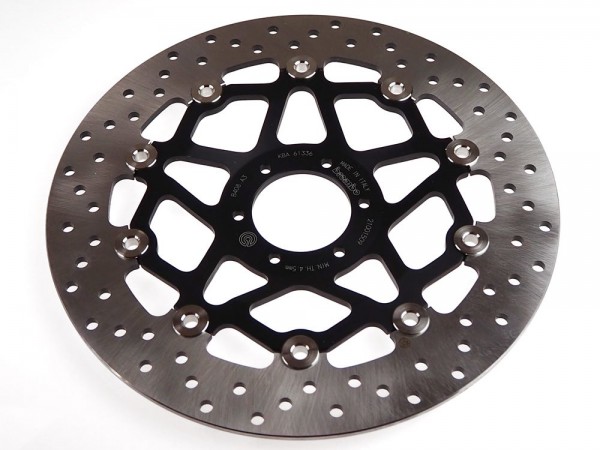 Brembo Bremsscheibe 78B408A3 vorn passend für Honda CBR 400 RR NC29 (Bj.94-96) schwimmend Serie Oro