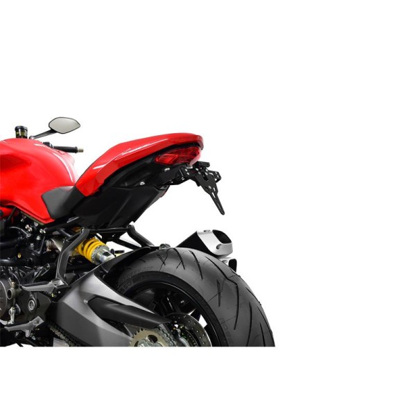 ZIEGER Pro Kennzeichenhalter für Ducati Monster 797 / 821 / 1200 / S; Baujahre: 2017-2020