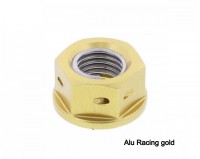 Vorschau: Mutter Kettenrad M10x1.25 blau rot schwarz titan Alu Vorschau: Mutter Kettenrad M10x1.25 blau rot schwarz titan Alu