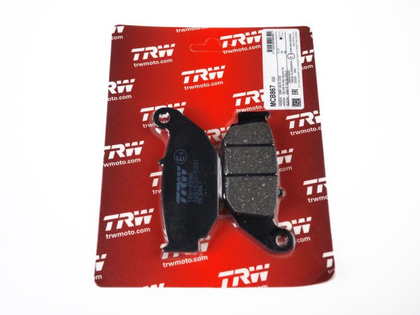 MCB867 Lucas Bremsbeläge organisch hinten Suzuki GSX-R 125 / GSX-S / Honda MSX Grom / CRF250