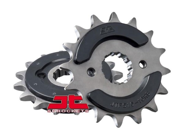 Kettenritzel Ritzel Silent gummiert 16 Zähne (520) passend auf Kawasaki KLX300 EL250 GPZ GPX KLX KLR