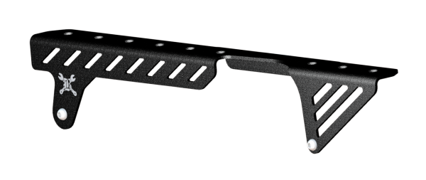 Kettenschutz Chain Guard Burly Brand mit Slash-Cut-Optik für die passend für Honda Rebel CMX 1100 Bj