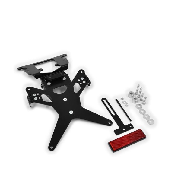 ZIEGER X-Line Kennzeichenhalter passend für Kawasaki Z750 / Z750 R / Z1000; Baujahre: 2007-2012