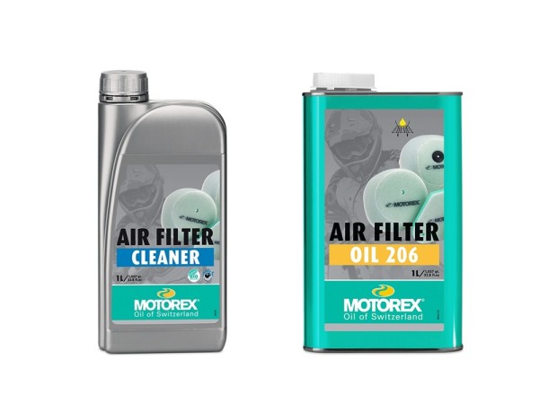 Motorex Vorteilspack Air Filter Oil Luftfilteröl + Luftfilterreiniger