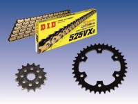 DID Kettensatz passend für Royal Enfield 650 Continental / Interceptor (Bj.2018-) DID525VX3 Kette DID Kettensatz passend für Royal Enfield 650 Continental / Interceptor (Bj.2018-) DID525VX3 Kette