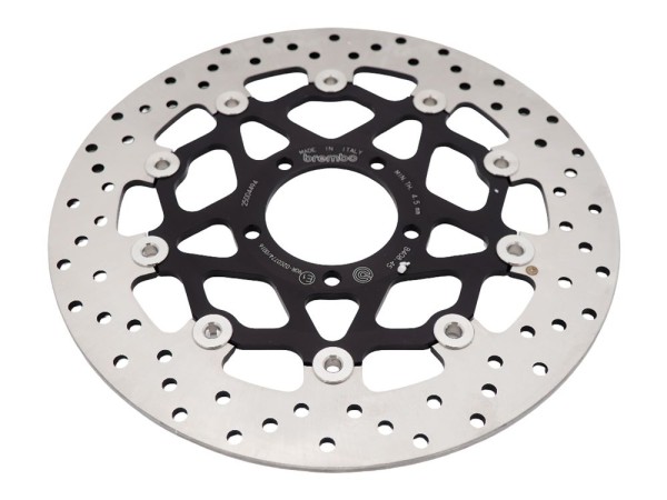 Brembo Bremsscheibe 78B40845 vorn passend für Ducati 796 Hypermotard (Bj.10-) schwimmend Serie Oro