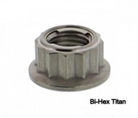 Vorschau: Mutter Kettenrad M10x1.25 blau rot schwarz titan Alu Vorschau: Mutter Kettenrad M10x1.25 blau rot schwarz titan Alu