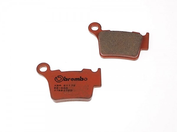 Brembo Standard Bremsbelag hinten Sinter 07BB27SD passend für Husqvarna TE 250 (Bj.14-)