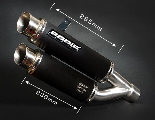 Bodis GPX2-S Endschalldämpfer passend für Yamaha FZ1; Baujahre: 2006-2016
