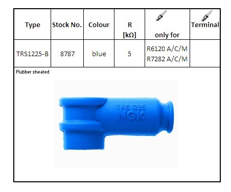 NGK Racing Zündkerzenstecker TRS 1225 blau - stock [8787]