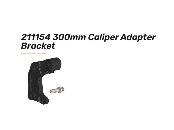 Supermoto Adapter-Straße 300mm - 211154 211155 Caliper adapter passend für Yamaha XTZ Tenere 700