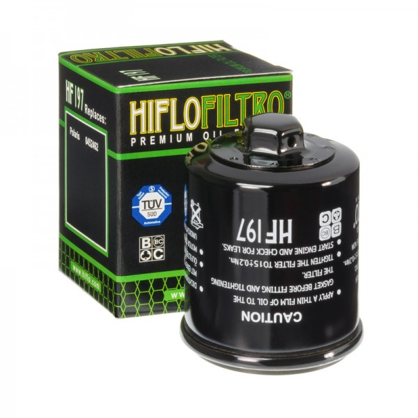 hiflo Ölfilter HF197, hf 197 Motorradölfilter