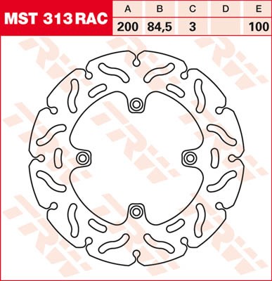 TRW Lucas Racing Bremsscheibe MST 313 RAC / MST313RAC