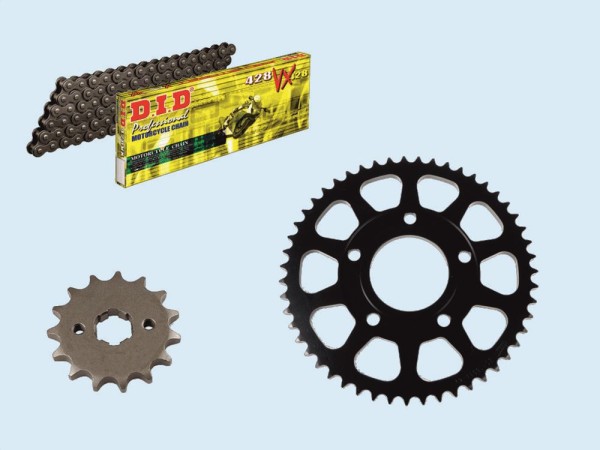 DID Kettensatz Honda XL125 R Pro Link (Bj.82-87) DID428 diverse Kette