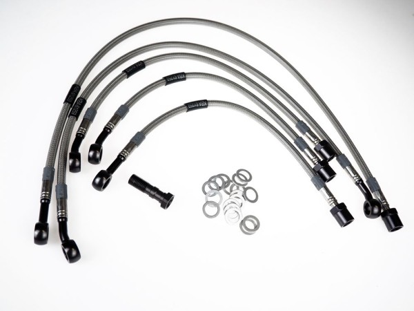 TRW Stahlflexleitung: MCH857V5 vorn m. ABE passend für Yamaha FZ1 Fazer, 1000 ABS Bj. 07-12