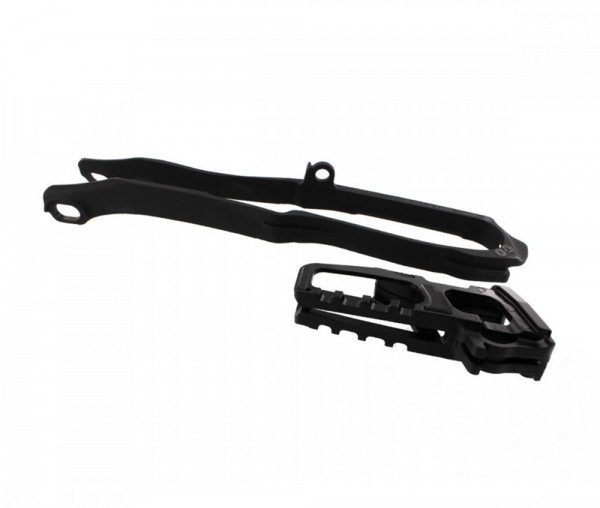 Kettenführung Satz schwarz / rot - polisport 90753 90754 passend für Honda CRF250R CRF450R