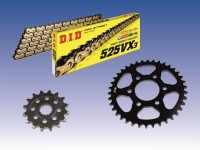 DID Kettensatz passend für Royal Enfield Himalayan 411 (Bj.16-) DID525VX3 Kette DID Kettensatz passend für Royal Enfield Himalayan 411 (Bj.16-) DID525VX3 Kette
