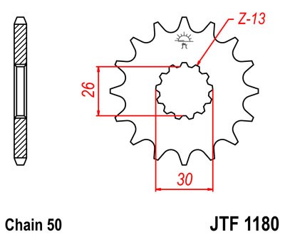 Kettenritzel Ritzel passend für Triumph 16 17 18 19 20 Zähne (530)