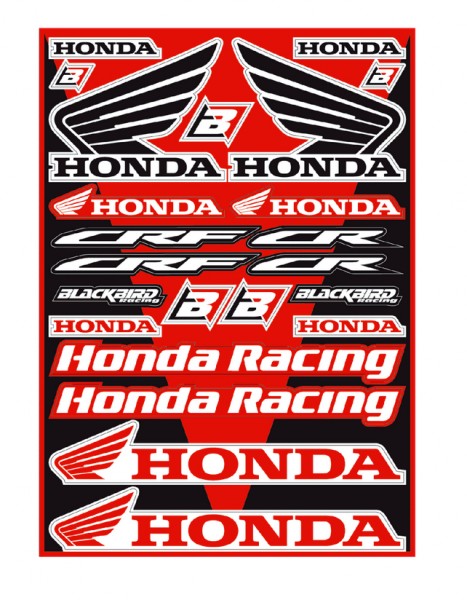 Universal-Aufkleber Set von BlackBird Racing - passend für Honda - 5127