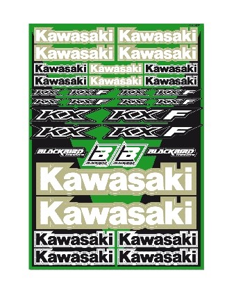 Universal-Aufkleber Set von BlackBird Racing - passend für Kawasaki 5430