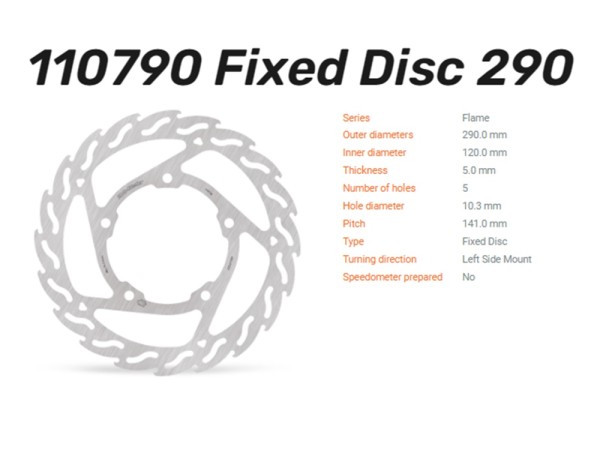 Moto-Master Bremsscheibe Flame vorn passend für Suzuki GSX 250 R / V-Strom 250 - 110790