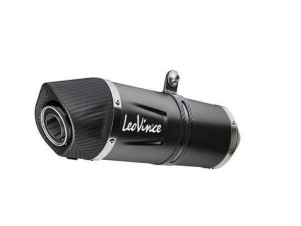 LeoVince Schalldämpfer LV ONE EVO BLACK EDITION SlipOn Auspuff passend für Ducati Desert X Bj.22-24