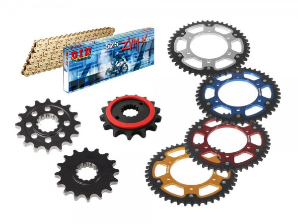 DID Kettensatz passend für Yamaha YZF-R1 / M 1000 ABS RN32 RN49 RN65 (Bj.15-) DID525ZVM-X2 Kette