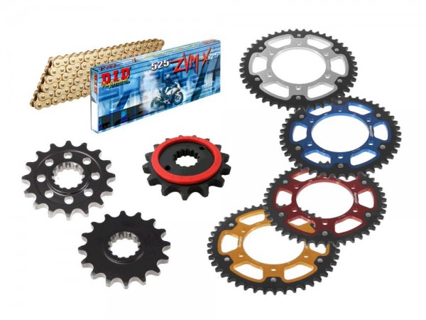 DID Kettensatz passend für Yamaha R7 RM39 RM40 (Bj.21) 525 ZVM-X X-Ring Kette Silentritzel